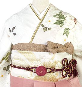 振袖用帯揚 正絹 ふくれ No.5ZU-0186-00