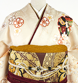 振袖用帯揚 正絹 ふくれ No.5ZU-0186-15