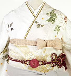 振袖用帯揚 正絹 ふくれ No.5ZU-0186-18