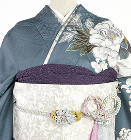 振袖用帯揚 正絹 ふくれ No.5ZU-0186-20