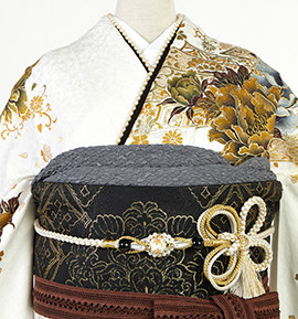 振袖用帯揚 正絹 ふくれ No.5ZU-0186-50