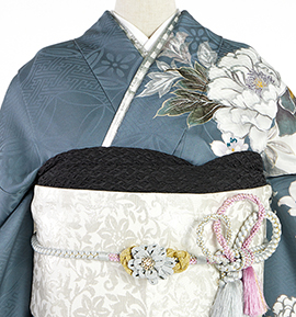 振袖用帯揚 正絹 ふくれ No.5ZU-0186-90