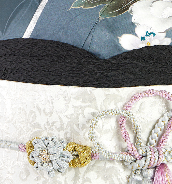 振袖用帯揚 正絹 ふくれ No.5ZU-0186-90_01