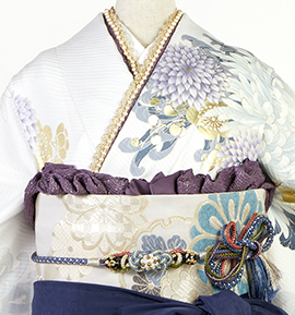 振袖用帯揚 正絹 金通し No.5ZU-0187-12