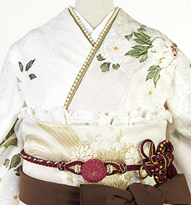 振袖用帯揚 正絹 金通し No.5ZU-0187-15