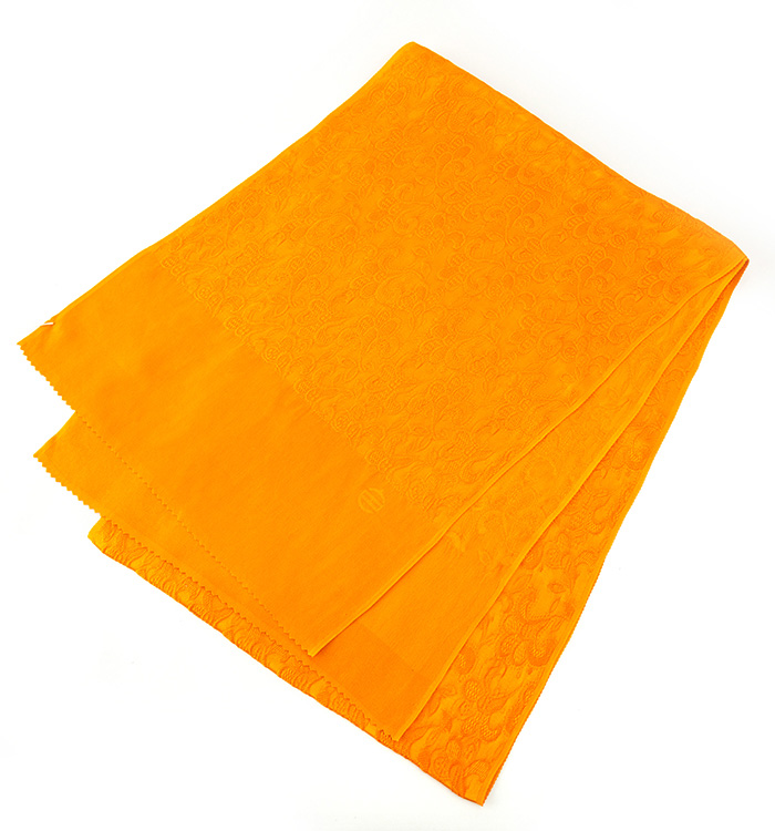 振袖用帯揚 正絹 地紋更紗 No.5ZU-0188-12_02