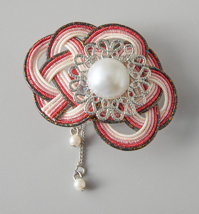 水引 帯留め 赤 No.5ZV-0013-03の通販｜きもの365