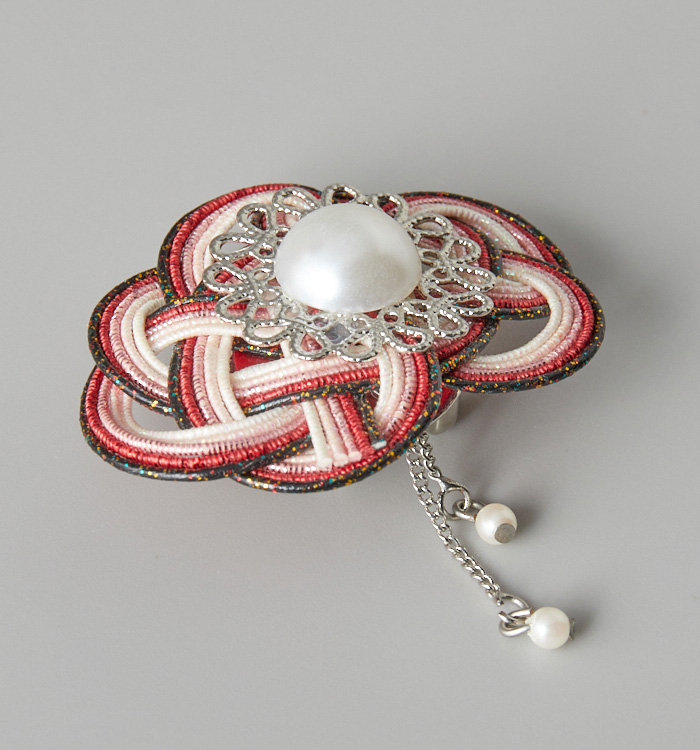 水晶帯留め　アンティーク　アクセサリー 06394a6d5f8f6c3e6e9a2ba1c6b148