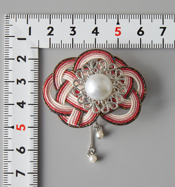 水引 帯留め 赤 No.5ZV-0013-03の通販｜きもの365