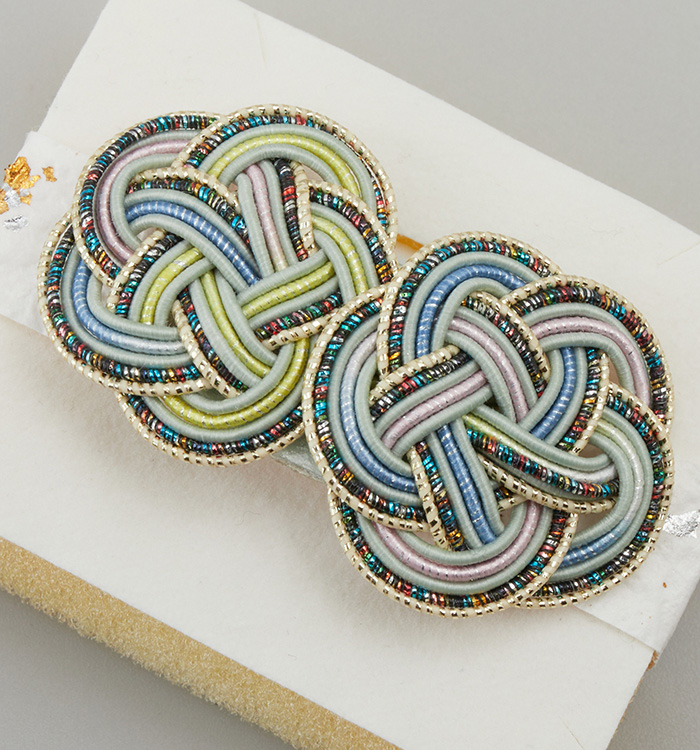 水引帯留め　緑系 No.5ZV-0015-00_01