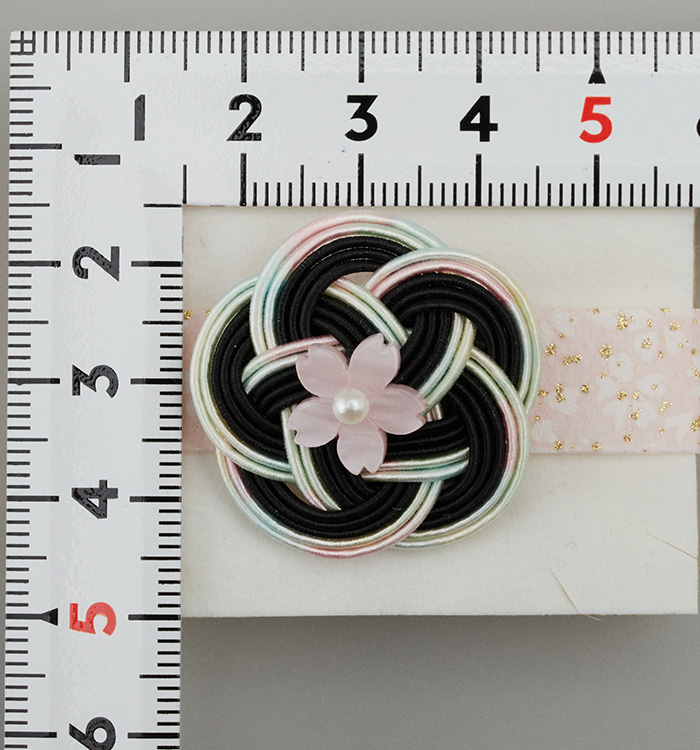 水引帯留め 白黒ピンク No.5ZV-0016-00の通販｜きもの365