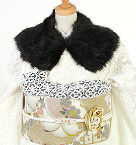 振袖用フェイクファーショール No.ZX-5002-00
