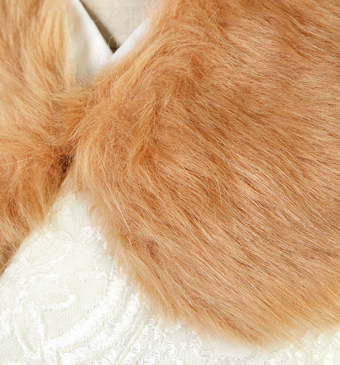 フェイクファーショール モカ No.5ZX-0001-10の通販｜きもの365