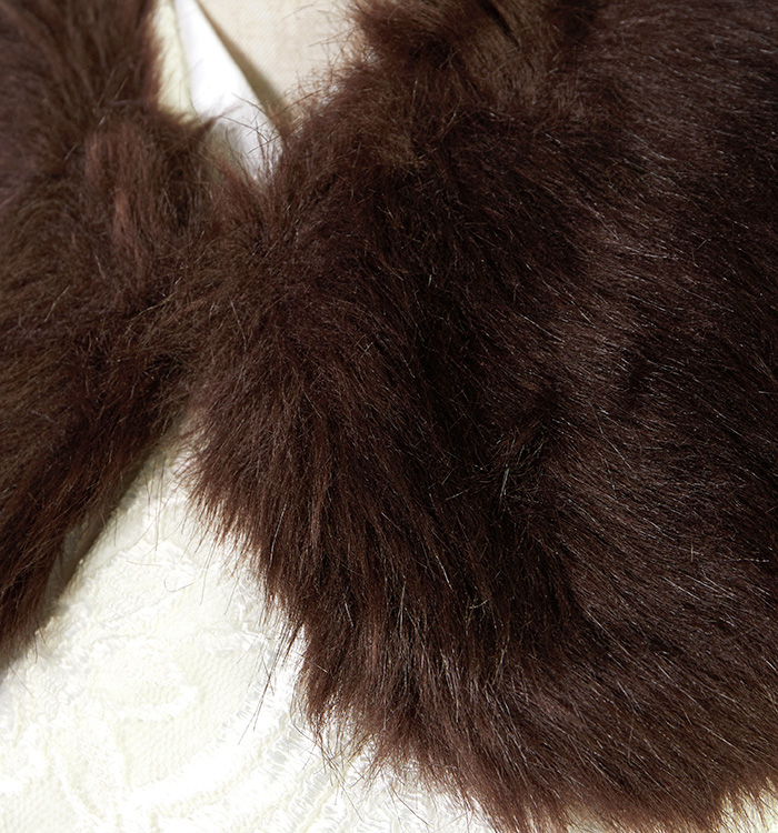 振袖用フェイクファーショール No.ZX-5002-30のレンタル｜きもの