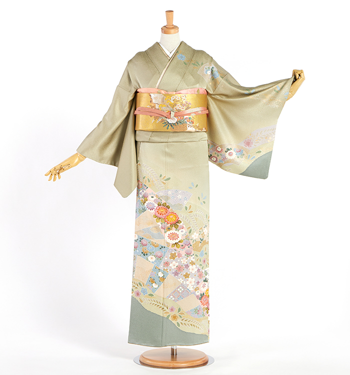 着物月花 品のある花 訪問着 正絹 ki3128 訪問着 | 正絹 HO-FU318 高級正絹 京都着物レンタル夢館 着物月花 品のある花 訪問着 正絹 ki3128 訪問着 | 正絹 HO-FU318 高級正絹 京都着物レンタル夢館