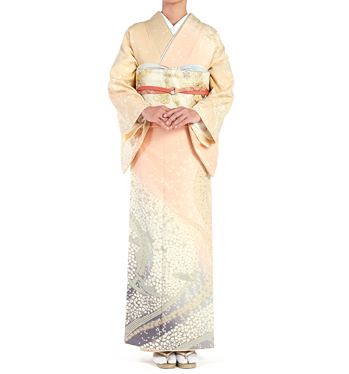 おぼろ染め 訪問着 No.AA-0877-Lサイズのレンタル｜きもの365