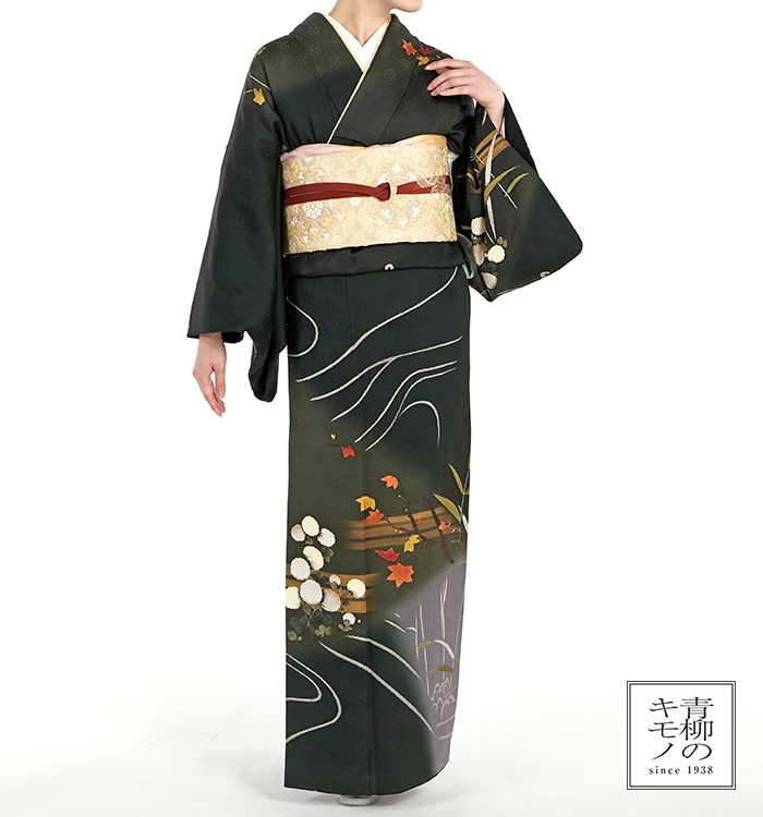 作家 雀と柳　 訪問着 訪問着t1108 ピンク白百合(トールサイズ) | 着物レンタルの京都かしい