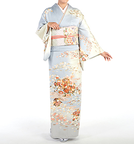 水色の訪問着で人気・おすすめ商品｜着物レンタル・通販【きもの365】