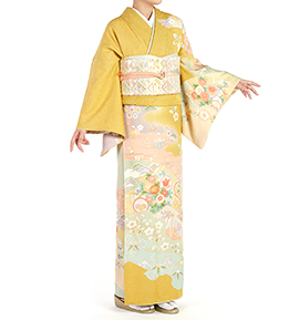 袷(通年)で人気の訪問着レンタル｜格安の着物レンタル(税込7,980円