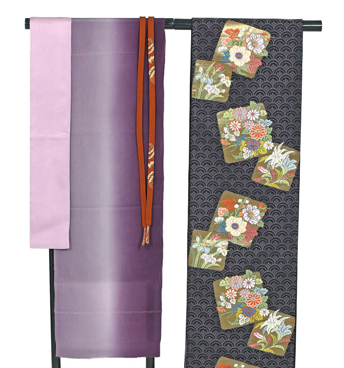 江戸紅型 訪問着 No.AA-1766-Mサイズのレンタル｜きもの365