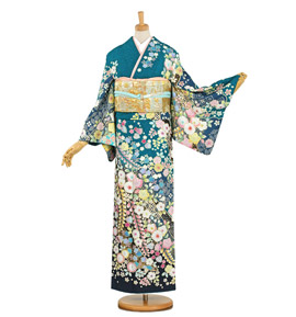 桐屋辻が花 訪問着 No.AA-1875-Lサイズ