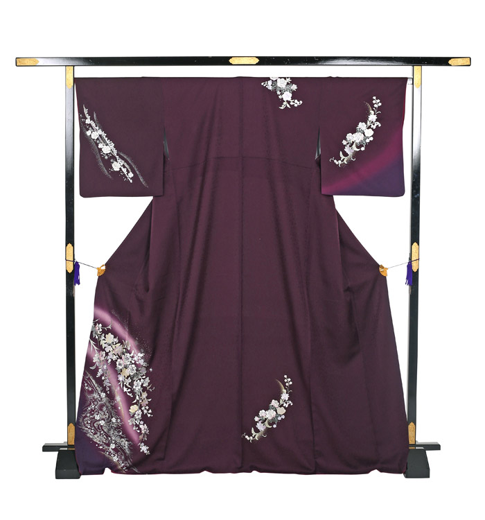 ゆっち　１点物　オリジナル　複製無し　訪問着セット 桂由美 訪問着 No.AA-2071-ワイド-MOサイズのレンタル｜きもの365