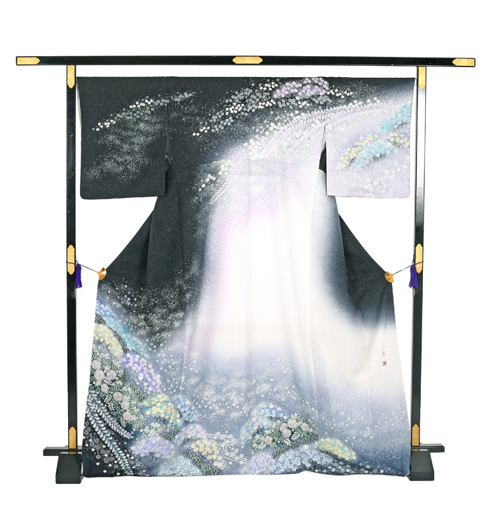 辻が花作家 訪問着 No.AA-2255-Mサイズのレンタル｜きもの365