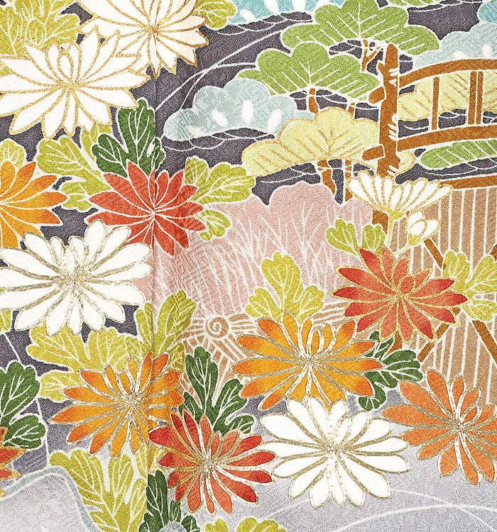 帯・逸品】 手描京友禅 訪問着 No.AA-2359-Mサイズのレンタル