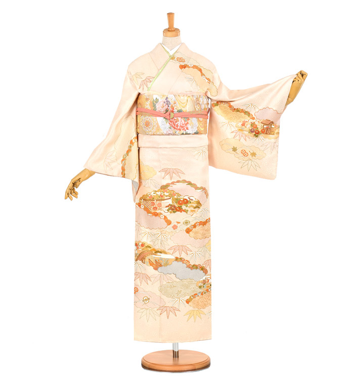 帯・逸品】手描京友禅 訪問着 No.AA-2363-Mサイズのレンタル|きもの365