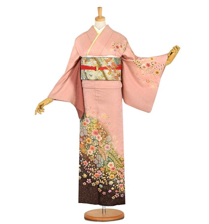 桐屋辻が花 訪問着 No.AA-2415-Lサイズ