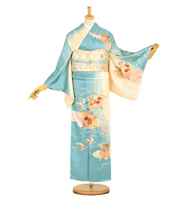 水色の訪問着で人気・おすすめ商品｜着物レンタル・通販【きもの365】