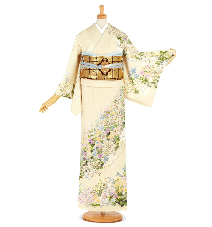 芸能人着用柄 訪問着 No.AA-2650-Mサイズ