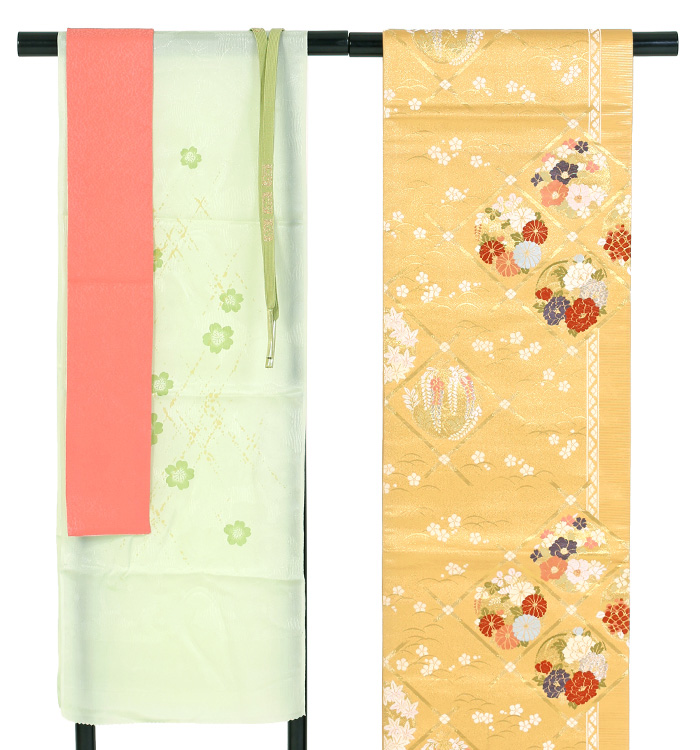 本加賀友禅 訪問着 No.AA-3149-Lサイズのレンタル｜きもの365