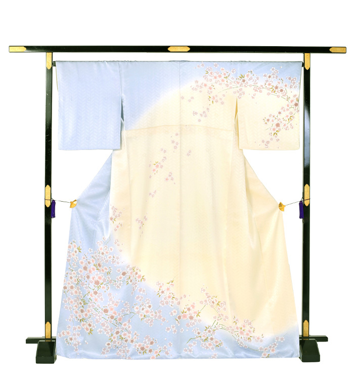 芸能人着用柄 訪問着 No.AA-3166-Mサイズのレンタル｜きもの365