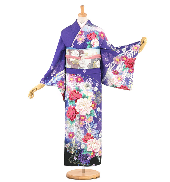専用】 藍染 麻 訪問着 単衣