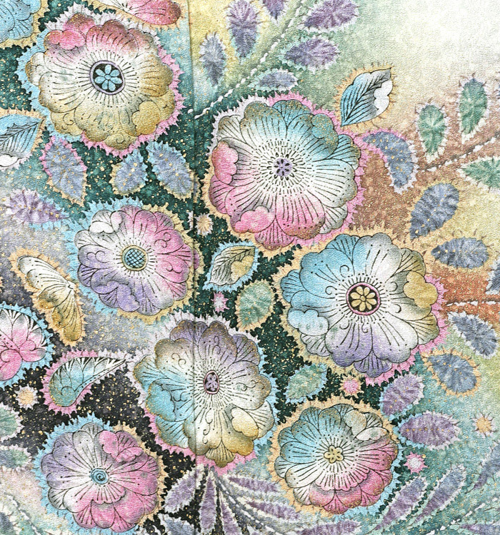 辻が花 訪問着 No.AA-3662-Mサイズのレンタル｜きもの365