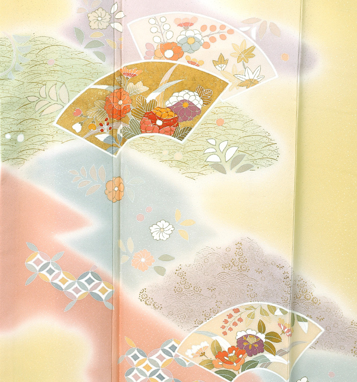 nananatsuple✺美品未着用 正絹 訪問着 着物 A3707 nananatsuple✺美品未着用 正絹 訪問着 着物 A3707 nananatsuple