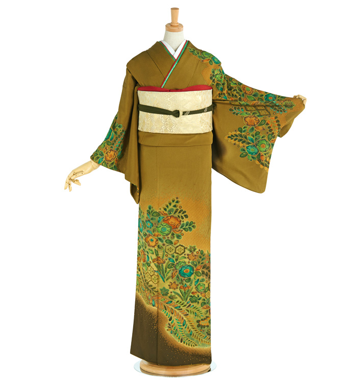 辻が花の訪問着NO181です。 （辻が花 訪問着 No.AA-3919-Mサイズの 