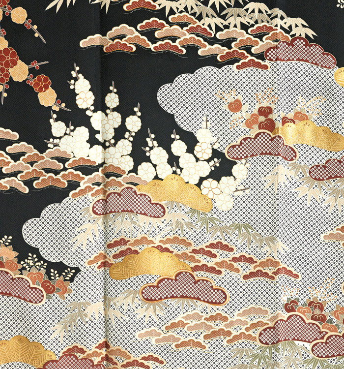 手描友禅 訪問着 No.AA-4073-Sサイズのレンタル｜きもの365