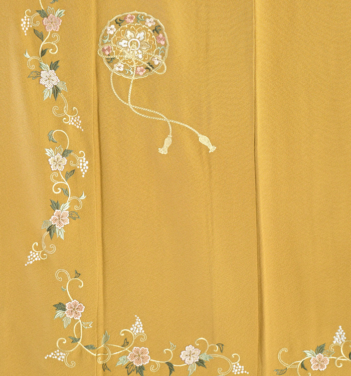 総刺繍 一つ紋訪問着 No.AA-4191-Sサイズのレンタル｜きもの365