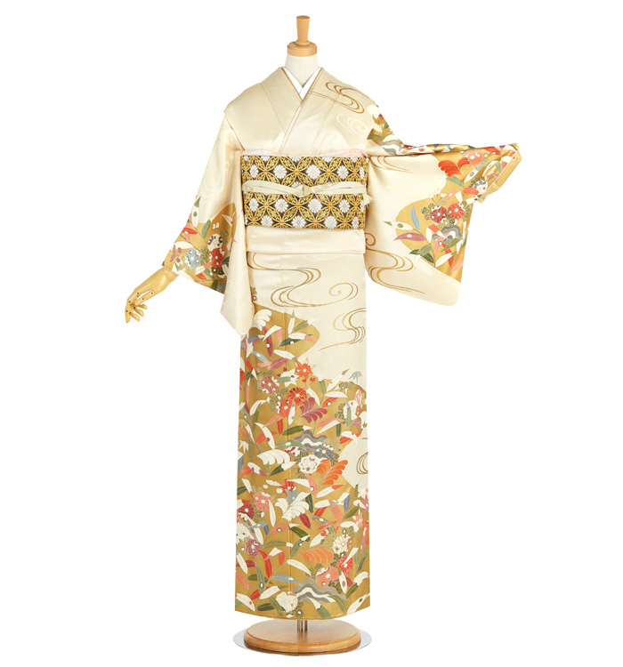 手描友禅 訪問着 No.AA-4282-Mサイズ