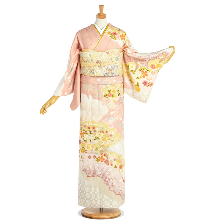 訪問着（専用襦袢付）No.AA-4322-ワイド-MOサイズのレンタル｜きもの365