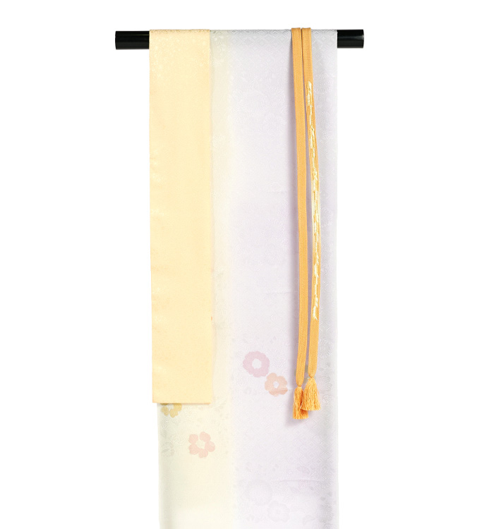 LI PENGです❣️ 【着物と帯 時流】O25743◆正絹 色打掛 洗える着物 着物 東レシルック 単衣 仕立て上がり 小紋 LL(BL・LW