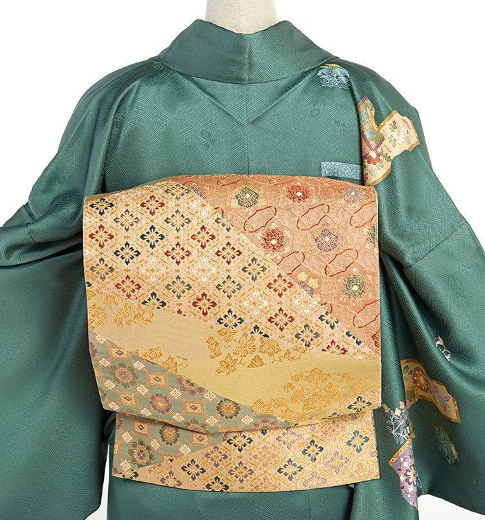 0401H 訪問着 白 総刺繍 銀座本店在庫 | KIMONO TOKYO TOSHIE