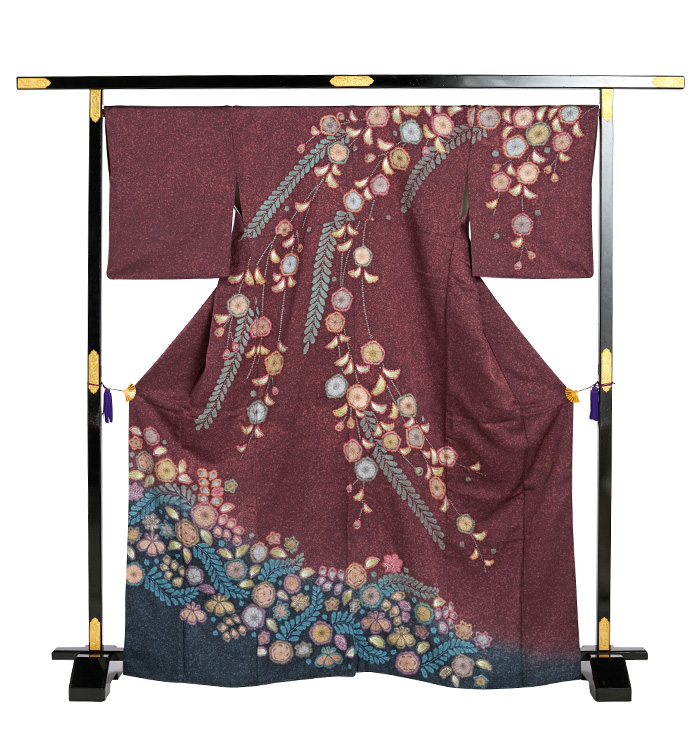 辻が花 訪問着 No.AA-4527-Mサイズのレンタル｜きもの365