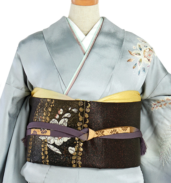 桐屋辻が花 訪問着 No.AA-4571-Sサイズのレンタル｜きもの365
