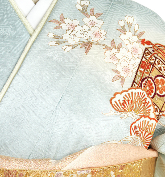 訪問着 No.AA-4582-ワイド-LOサイズのレンタル｜きもの365