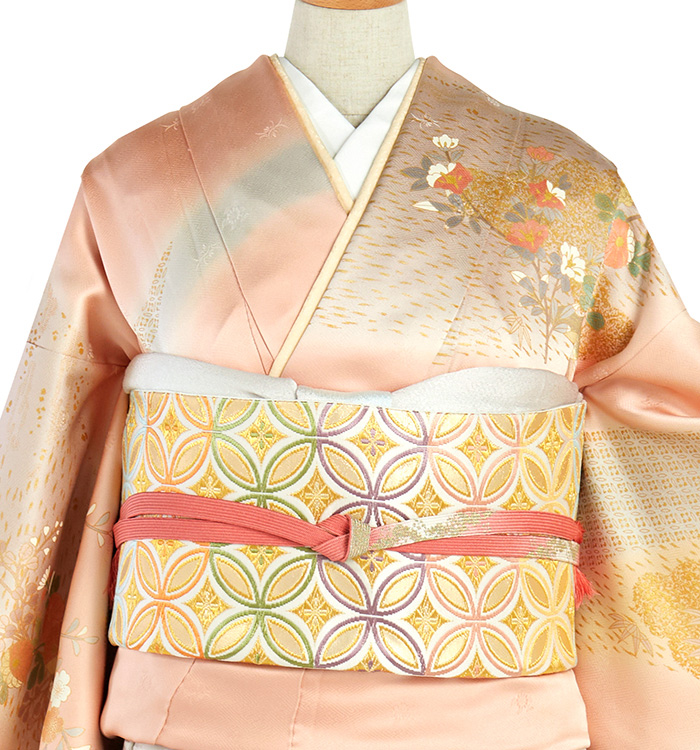 帯・逸品】芸能人着用柄 訪問着 No.AA-4625-Mサイズのレンタル
