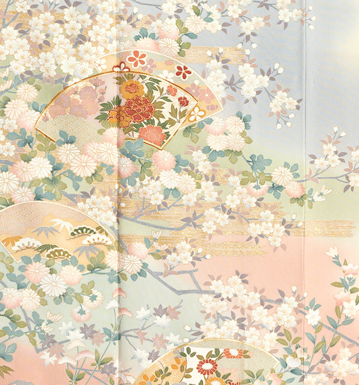 帯・逸品】一つ紋訪問着 No.AA-4666-Mサイズのレンタル｜きもの365