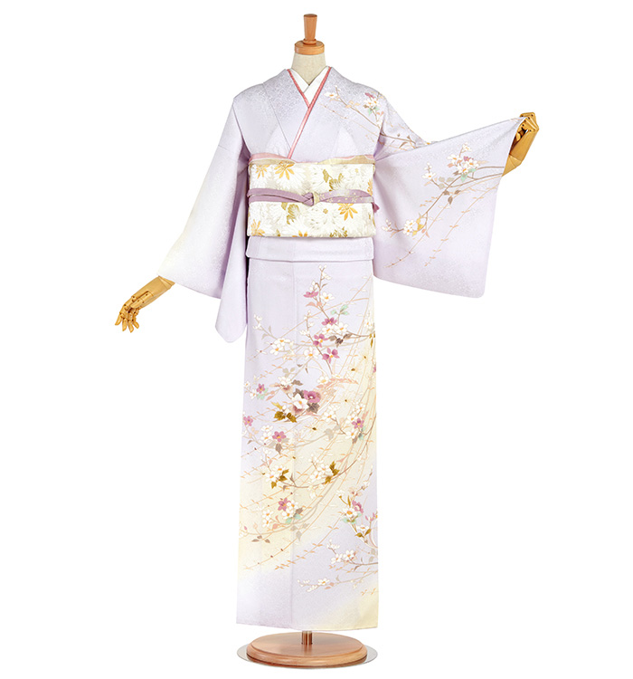 芸能人着用柄 訪問着 No.AA-4682-Lサイズのレンタル｜きもの365